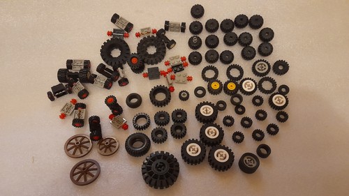 Lot lego pièce roues - lot, et