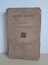 Desiderius, Quinze Satires, Lachaud et Burdin, 1874