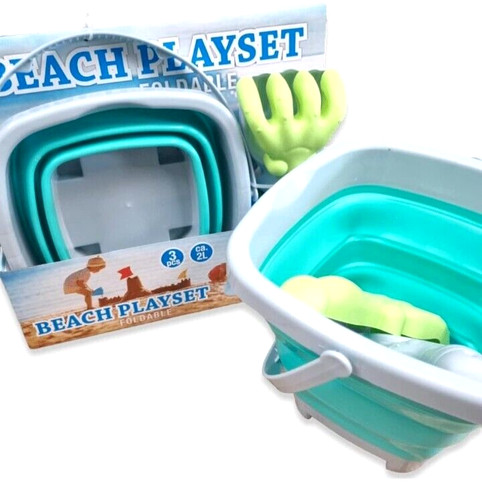Seau plage pliable - de,