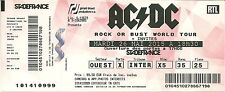 RARE / TICKET BILLET CONCERT - AC/DC AC / DC LIVE A PARIS STADE DE FRANCE 2015