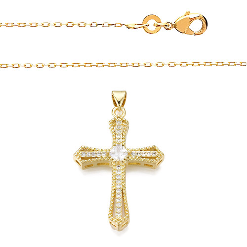 Collier femme chaîne et - -,