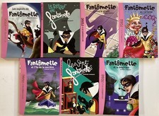 8 livres FANTOMETTE 1-2-3-4-5-12-14-52 G. Chaulet Bibliothèque rose jeunesse