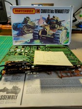 Matchbox PK 176 CHAR B.1bis / RENAULT FT.17  1/76