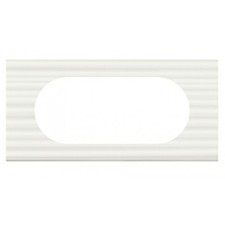 Plaque double corian cannelé