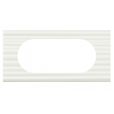 Plaque double corian - , cannelé