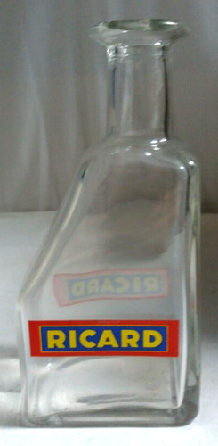 Ancienne carafe verre ricard - ancienne,