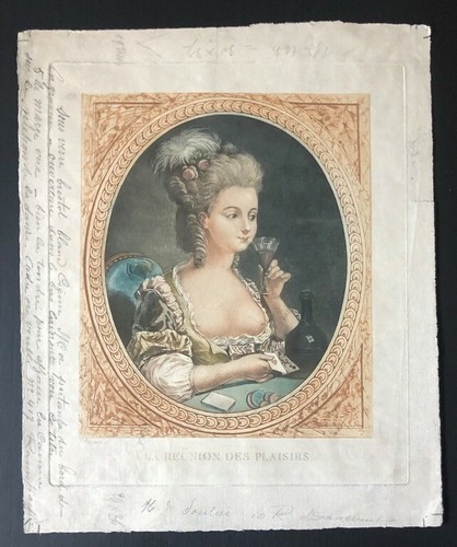 Rare aquatinte xviiième - aquatinte,