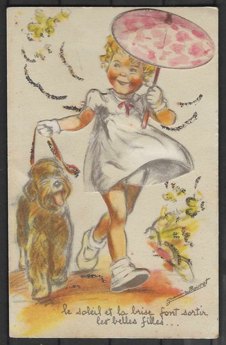Carte postale germaine - carte,