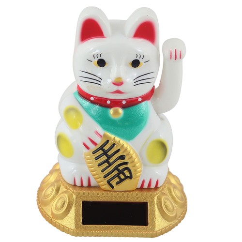 Chat chanceux signe porte