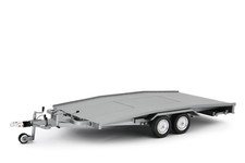 LAUDORACING-MODELS 1:18 Remorque Ellebi transport voiture TRAILER LM111A