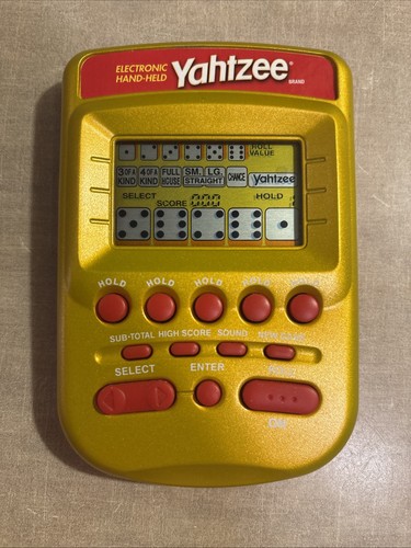 Handheld yahtzee electronic - yahtzee,