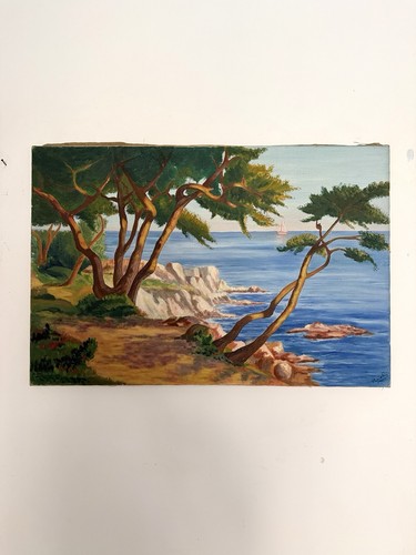 Tableau peinture marine signé - marine,