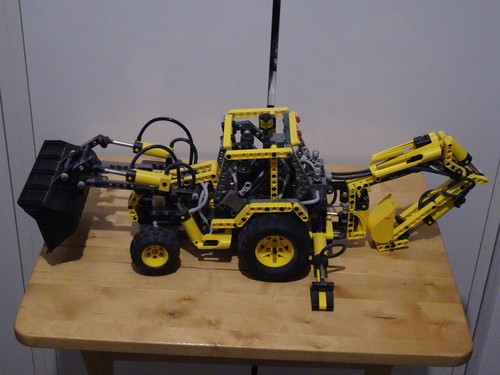 Tractopelle lego modele 8455 - lego,