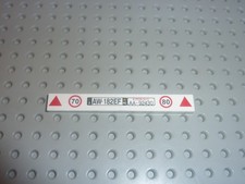 LEGO Tile 1 x 8 with 70 in