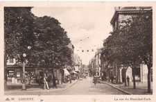 Carte postale lorient rue - lorient., la
