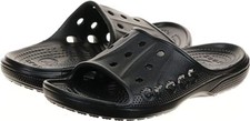 Crocs Baya Slide Sandales Claquettes Unisexe Noir Taille M6 W8 / 38-39 Eur