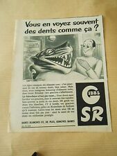1954 Original Gibbs pour les dent le Tigre à de belle dent Print Pub AD 