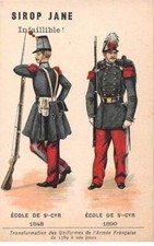 Chromos.AM13573.Sirop Jane.10x6 cm environ.Transformation uniformes armée Fra