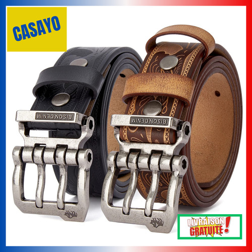 Ceinture homme cuir véritable - ceinture,
