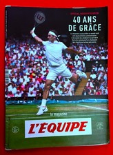 L'EQUIPE MAGAZINE n°2031 de 2021 TENNIS SPECIAL ROGER FEDERER 40 ANS DE LEGENDE