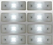8 X Marqueur avant Blanc Transparent Clignotant LED Feu Remorque Panneau Van