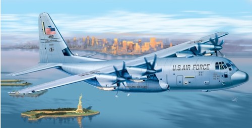 Italeri avion 130 j - avion, c-130
