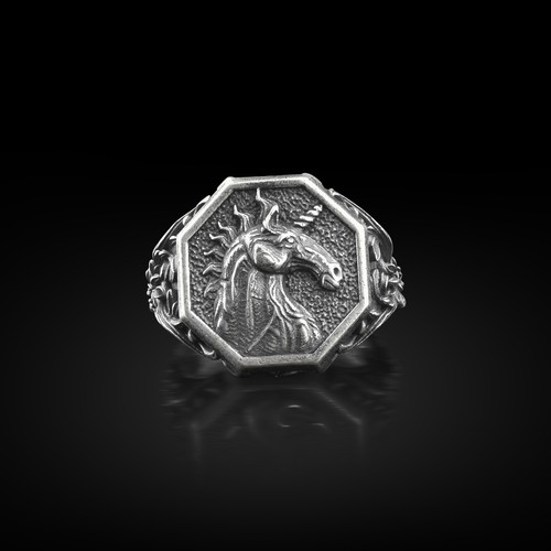 Bague chevalière homme