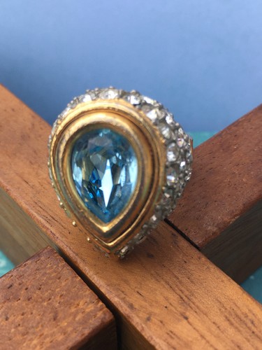 Vintage bague ysl yves saint - vintage,