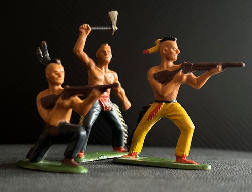 Vintage figurines hurons - -,
