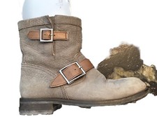 Très Belle Et Authentique Boots Cuir Gris Jimmy Choo Youth 38