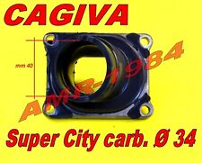 CAGIVA 125 SUPER CITY COLLECTEUR D'Imbocco 40 Mm X CARB Ø 34 Ø 36 Ø 37 MIKUNI 35