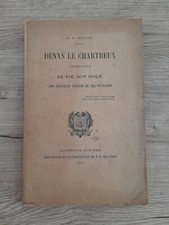 Mougel Denys le Chartreux sa vie son role 1896