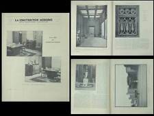 CONSTRUCTION MODERNE 1931