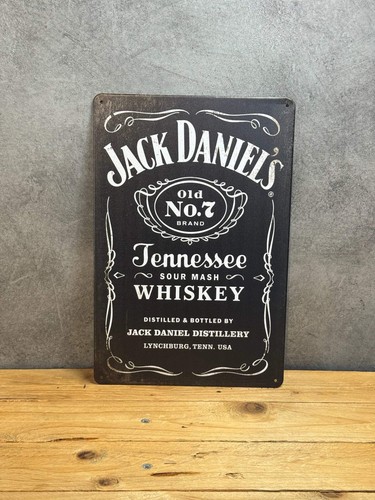 Plaque métal jack daniels 407 - métal,