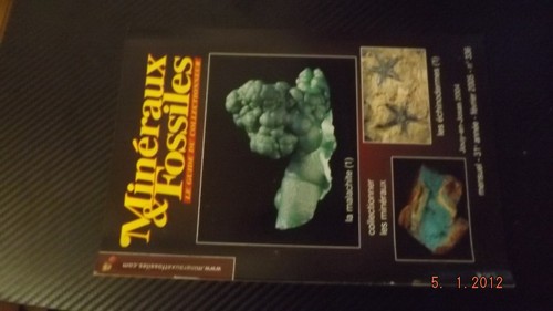 Revue mineraux fossiles - cg, &