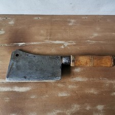 Ancien Couperet Feuille De Boucher / Réf A651