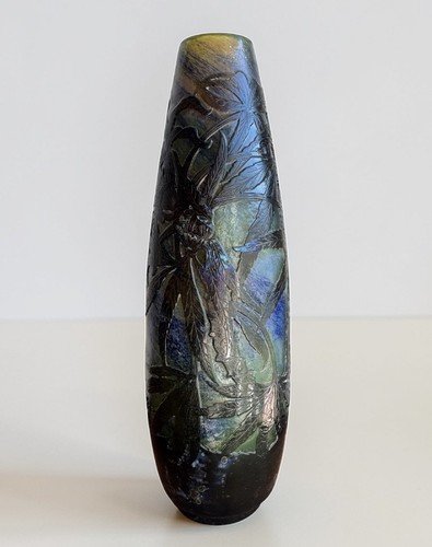 Gallé vase intercalaire - vase,