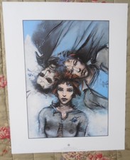 BELLE AFFICHE FORMAT 50X40 ENKI BILAL LE SOMMEIL DU MONSTRE EDITIONS DESBOIS