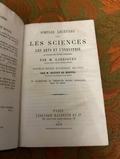 LIVRE - Simples Lectures sur les Sciences, les Arts et l’Industrie - 1879
