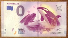 2019 MARINELAND ORQUES BILLET 0 EURO SOUVENIR BANKNOTE MONNAIE PAPER MONEY UEBT