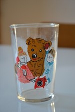 ANCIEN VERRE A MOUTARDE NOUNOURS NICOLAS PIMPRENELLE ORTF BONNE NUIT LES PETITS
