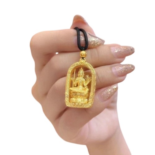 Collier pendentif doré - pendentif, cordon