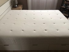 Matelas IKEA 140par200 mousse ferme blanc à mémoire de forme état neuf 