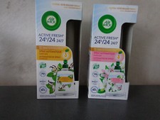 Lot de 2 sprays automatiques sans gaz Air Wick Active Fresh