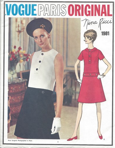 1960s vintage vogue couture - 1960s,