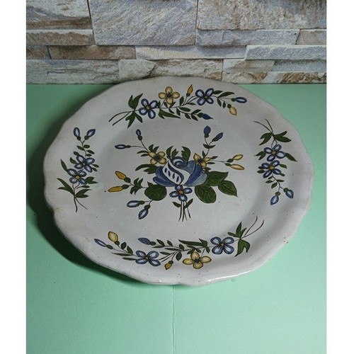Ancienne assiette plate - assiette, en