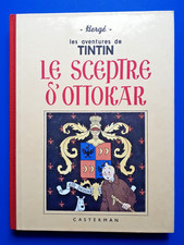 Album tintin- 1er Fac similé noir et blanc le sceptre d'ottokar 1988
