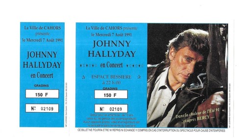Rare ticket billet concert - /,
