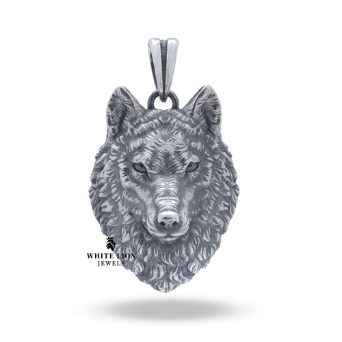 Sauvage loup tête démoniste - sauvage,