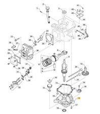 Coupe moteur tracteur tondeuse - coupe,
